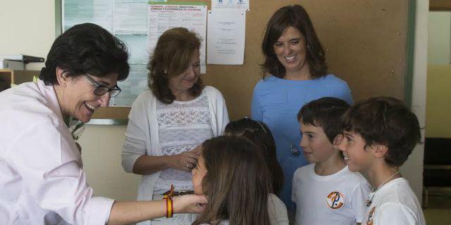 Susana Pérez Quislant visita los colegios de Pozuelo