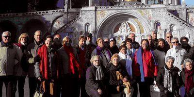 Los mayores de Pozuelo visitan la ciudad de Lourdes