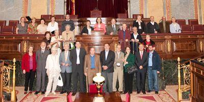 Los mayores de Pozuelo de Alarcón visitan el Congreso de los Diputados
