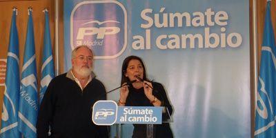Paloma Adrados y Miguel  Arias Cañete piden a los vecinos de Pozuelo de Alarcón que se "sumen al cambio" 