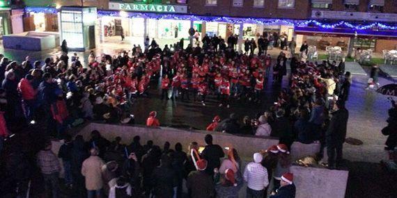 'Flashmob' de Navidad con más de 200 personas