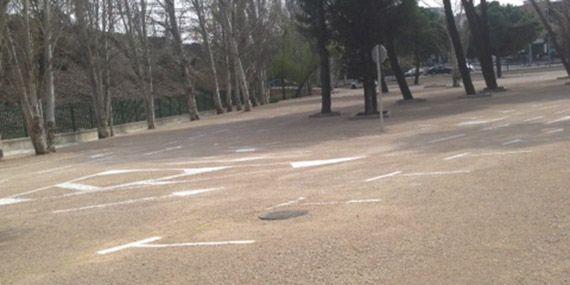 Acondicionado el aparcamiento de la zona de Prados de Torrejón 