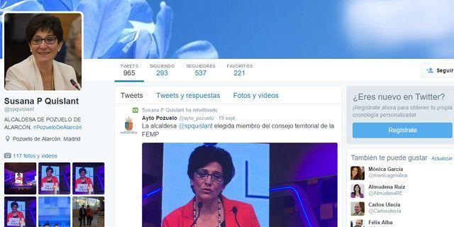 Susana Pérez Quislant, en la mitad de la tabla en influencia en redes sociales