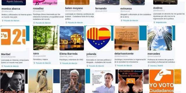 Un blog desvela una red de perfiles de Twitter falsos que apoyan a Ciudadanos Pozuelo