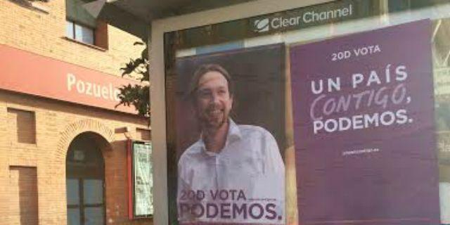 El PP de Pozuelo denuncia una pegada de carteles de Podemos y Unidad Popular en el municipio