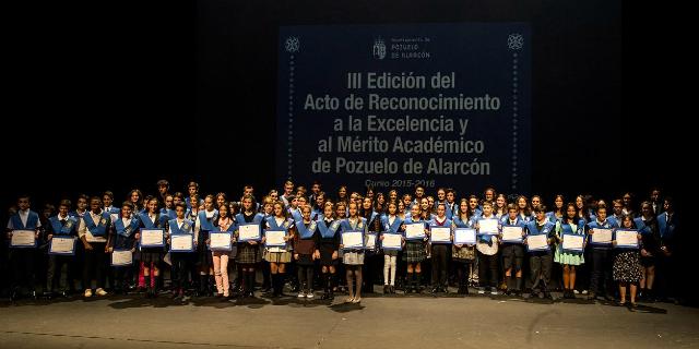 Premiados los mejores alumnos de primara y secundaria de Pozuelo