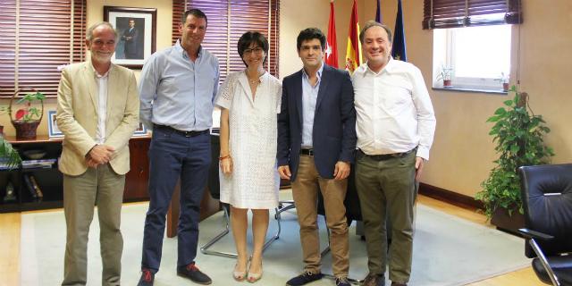 La nueva Asociación de Empresarios de Pozuelo de Alarcón se reúne con la alcaldesa