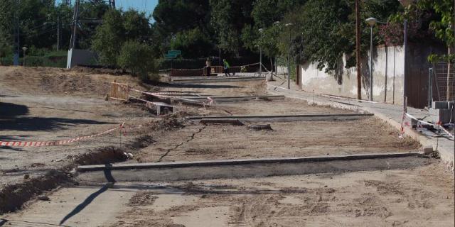 Las obras de la vereda de la Cañada de la Carrera en La Cabaña concluirán a finales de julio