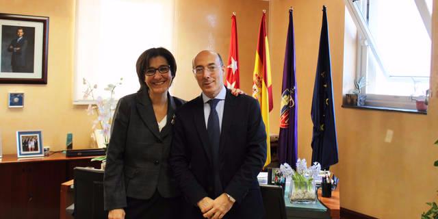 La alcaldesa se reúne con el nuevo director general de Seguridad, Protección Civil y Formación de la Comunidad de Madrid