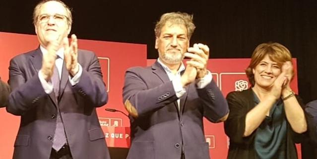 Bascuñana presenta su candidatura arropado por Gabilondo y Dolores Delgado