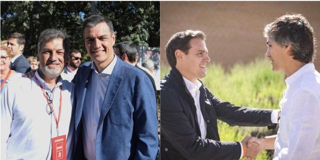Pedro Sánchez y Albert Rivera votaron en Volturno