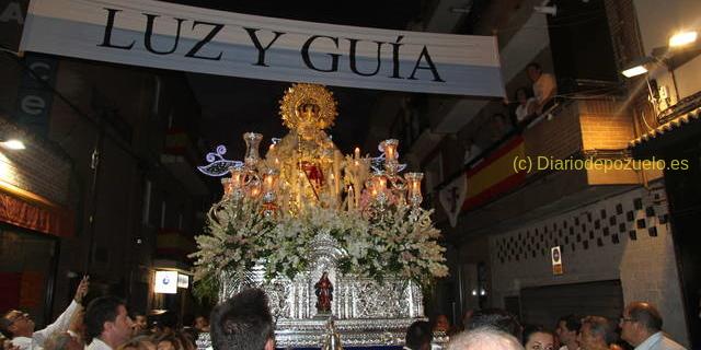 Cientos de pozueleros arroparon a la Virgen de la Consolación por las calles del centro