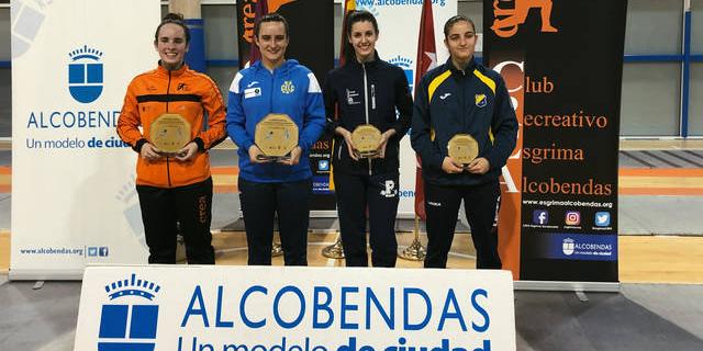 El Club Esgrima Pozuelo gana dos nuevas medallas el fin de semana de la mano de Andrea Ruiz de Mier y Jaime Luque