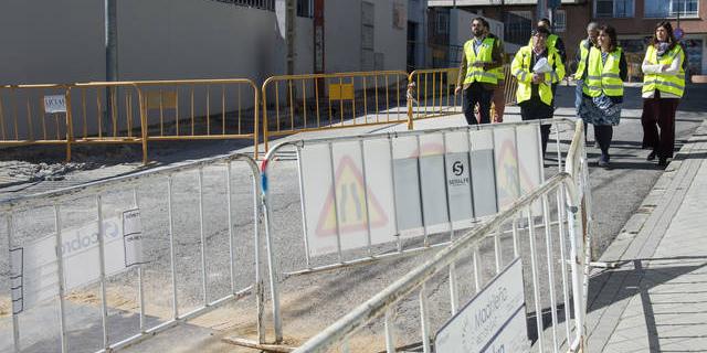 El Ayuntamiento de Pozuelo informa del avance a buen ritmo de las obras en la calle Sagunto y el barrio de los Horcajos