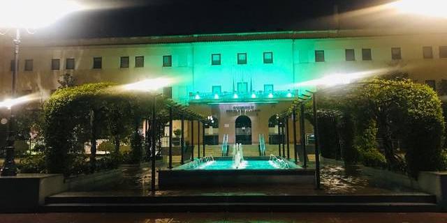 El ayuntamiento se iluminará cada noche de verde para reconocer el trabajo de los que luchan contra el coronavirus