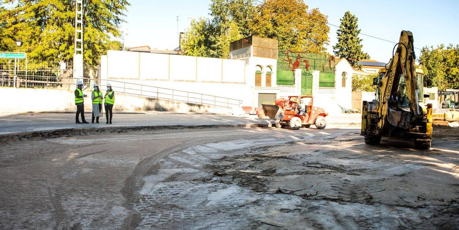 Las obras de la calle Javier Fernández Golfín finalizarán en febrero de 2021