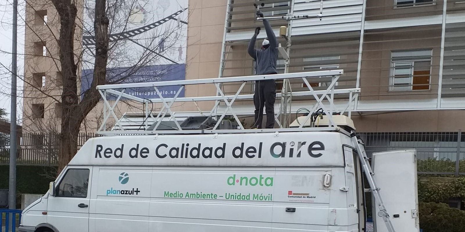 La Unidad Móvil de Calidad del Aire de la Comunidad de Madrid llega a Pozuelo