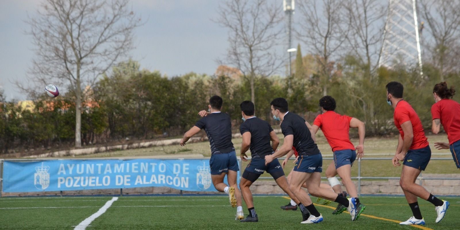 Las selecciones de rugby de España, Francia y Estados Unidos se preparan en el Valle de las Cañas para disputar el Torneo Internacional Seven