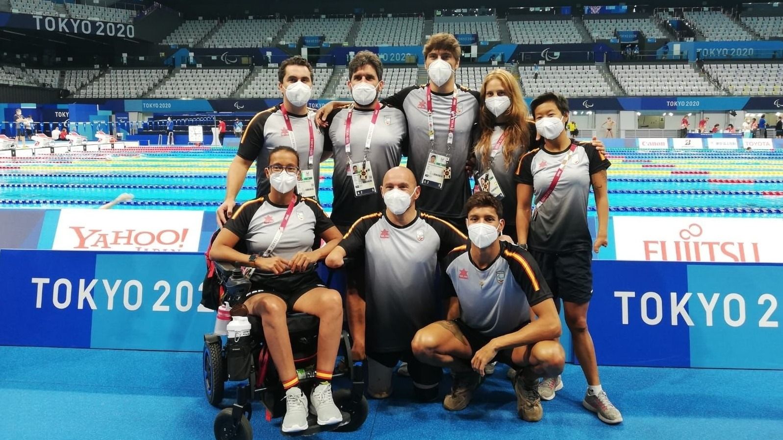 Los tres deportistas del Club Natación Pozuelo regresan de Tokio 2020 con Diploma Paralímpico