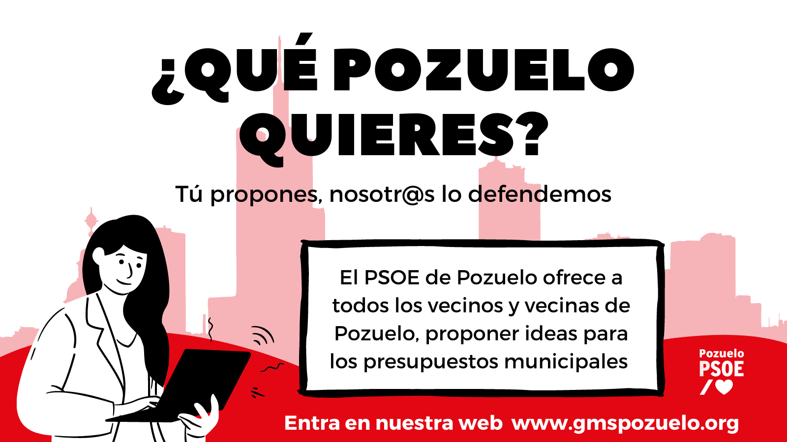 El PSOE de Pozuelo lanza una campaña para recoger propuestas vecinales y defenderlas