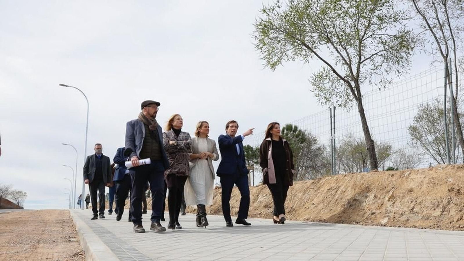Almeida y Quislant visitan las obras de mejora de la conexión de Madrid con Pozuelo