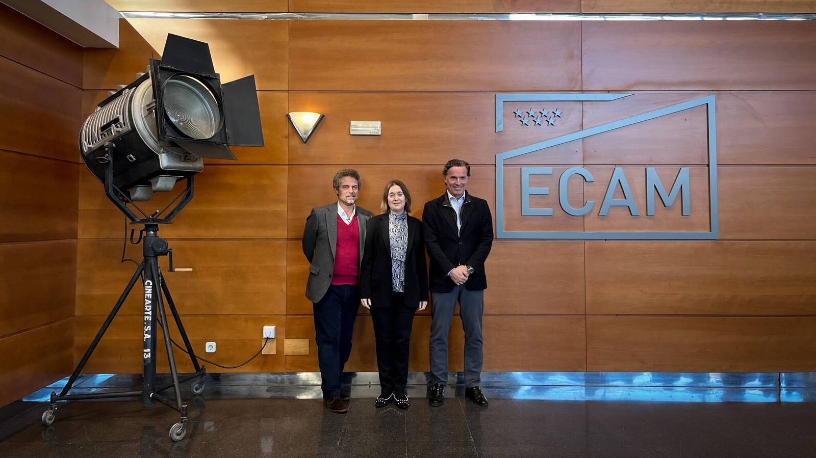 La ECAM inaugura en su sede de Pozuelo una nueva sala de cine polivalente