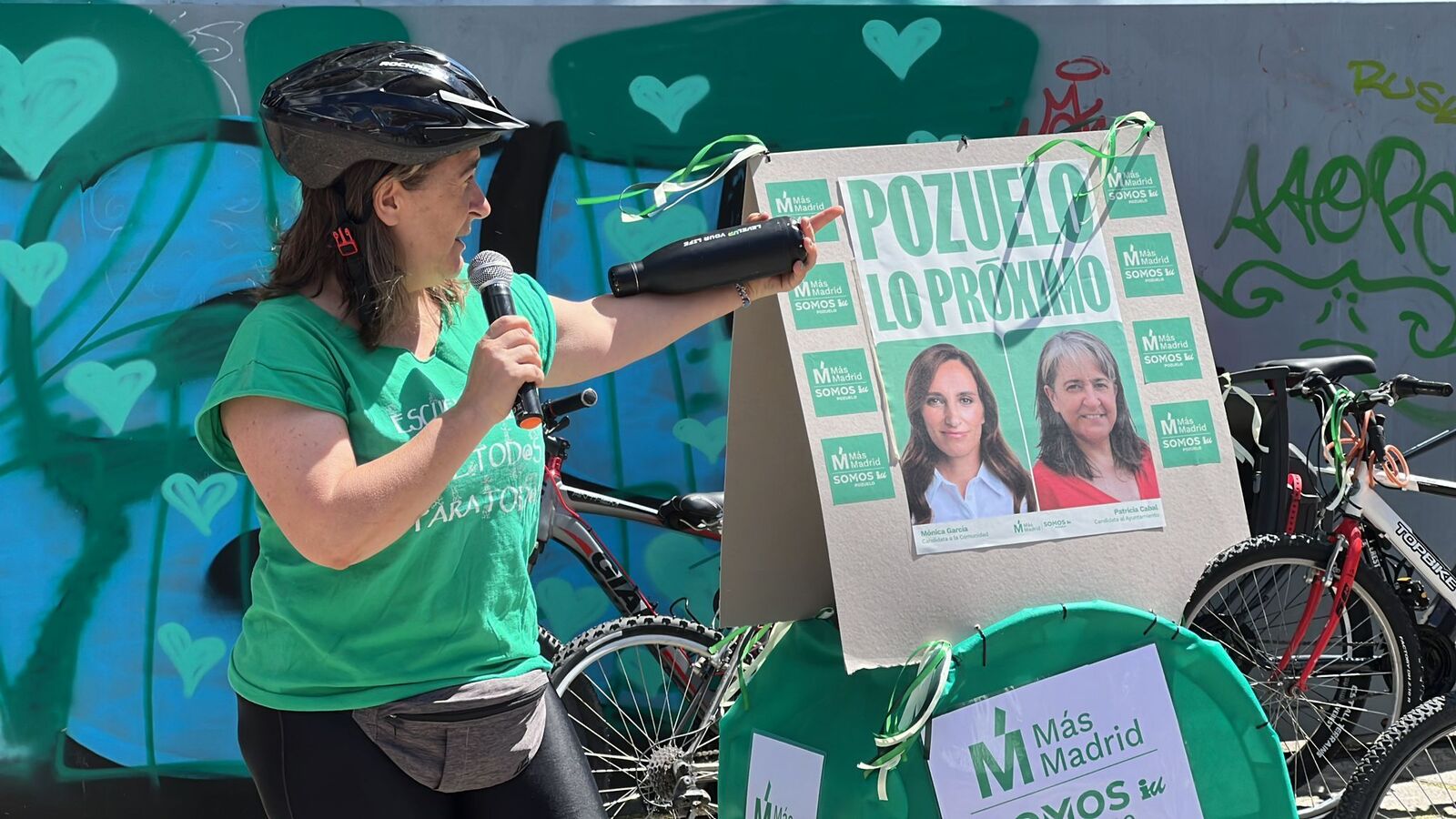 Somos Pozuelo defiende la movilidad sostenible en el municipio con una marcha ciclista reivindicativa