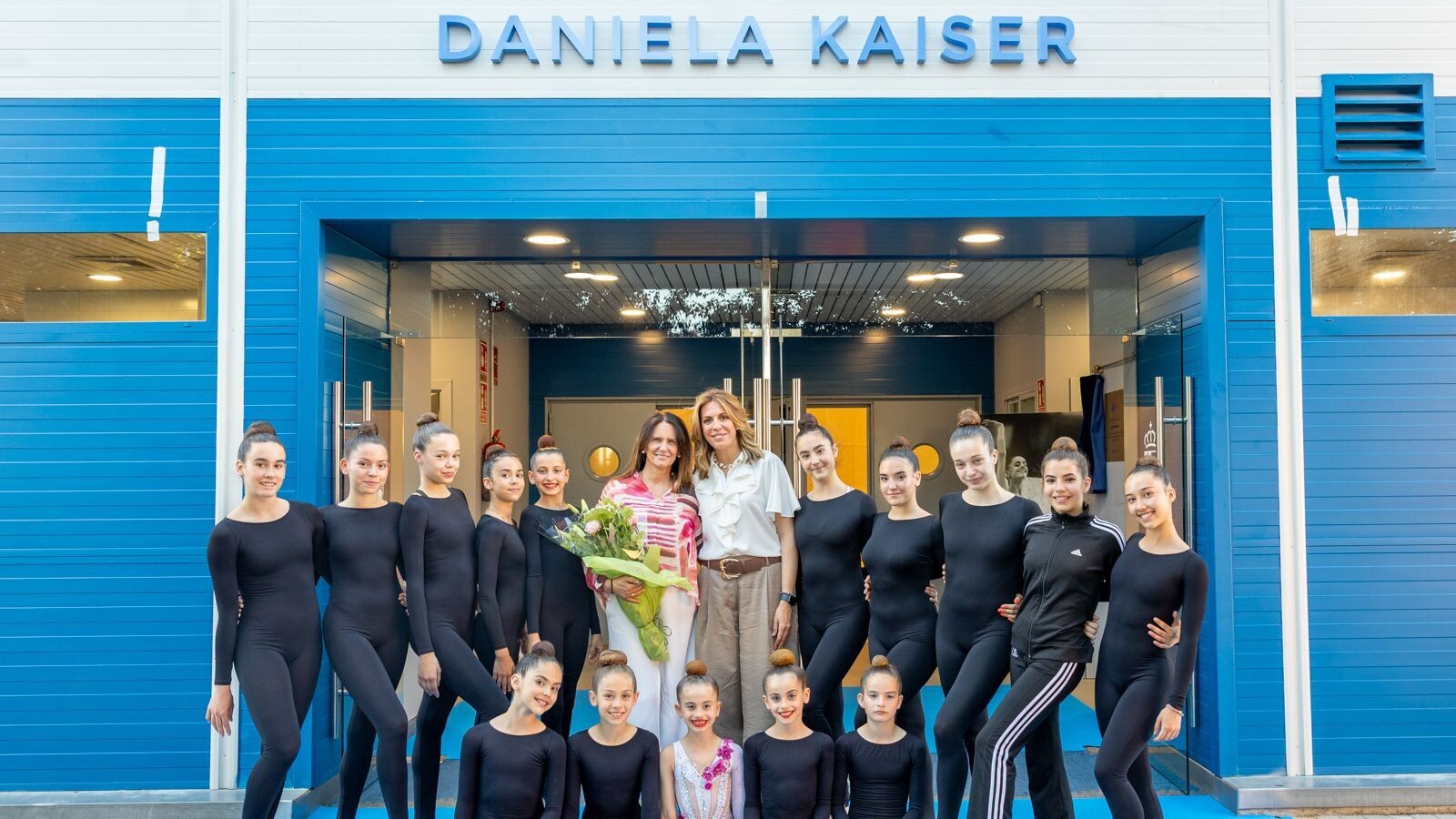 Pozuelo rinde homenaje a la gimnasta Daniela Kaiser dando su nombre al pabellón del Valle de las Cañas