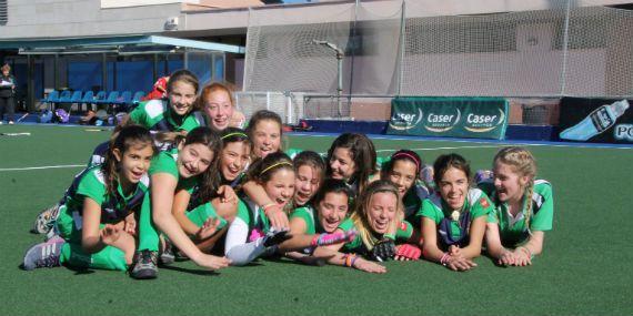 Las chicas del Club Hockey Pozuelo, campeonas de Madrid en categoría infantil