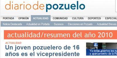 Las noticias más leidas de 2010 en Diario de Pozuelo