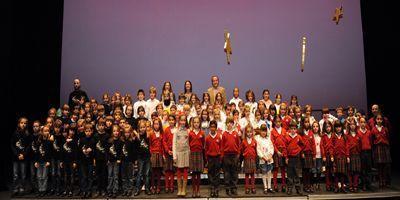 Más de 700 colegiales participaron en la ‘Muestra de Música Navideña Escolar'