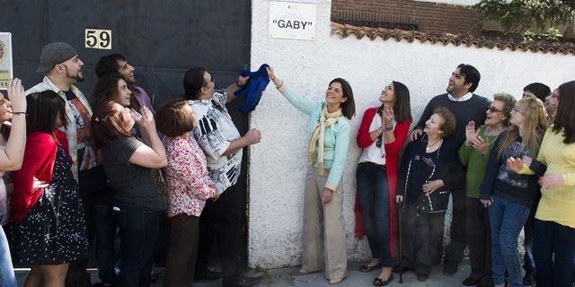 'En esta casa vivió el payaso Gabriel Aragón Bermúdez, Gaby'