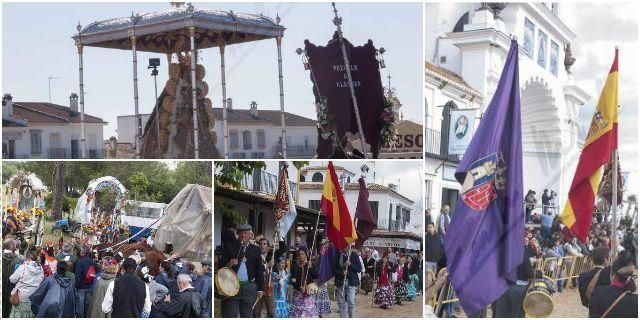 Visita de la Hermandad Rociera de Pozuelo a la Virgen del Rocío