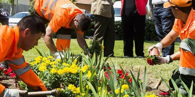 Los jardines de Pozuelo se renuevan con flores de temporada