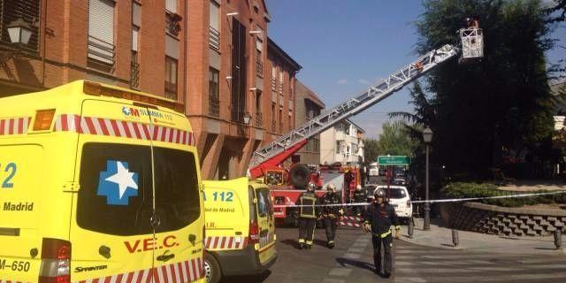 Seis intoxicados leves por el incendio de una vivienda en Húmera