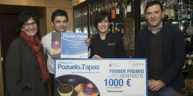 El restaurante Sentido´s gana la última edición de “Pozuelo de Tapas”