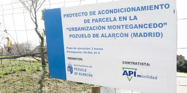 Montegancedo tendrá una nueva zona de recreo a finales de mayo