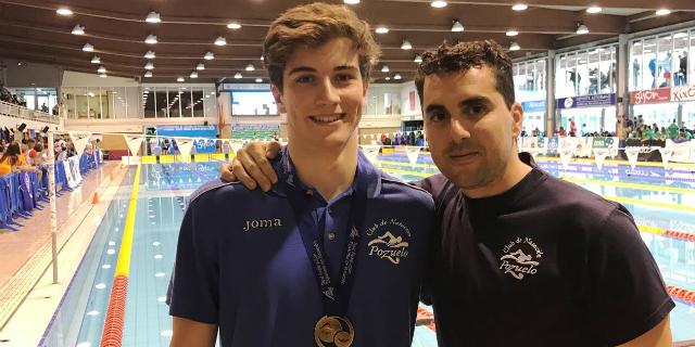 El nadador del Club de Natación Pozuelo Fernando Pérez, campeón de España Junior