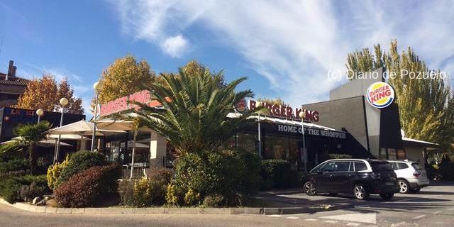 Espectacular atraco con machetes en un Burger King de Pozuelo