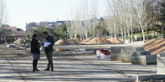 Avanzan las obras de la nueva zona deportiva y de ocio del Camino de las Huertas