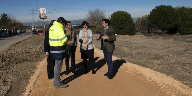 Comienza la construcción de la senda biosaludable en La Cabaña