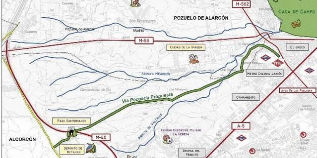 La Vía Pecuaria “Cañada Real de Madrid” unirá la capital y Pozuelo