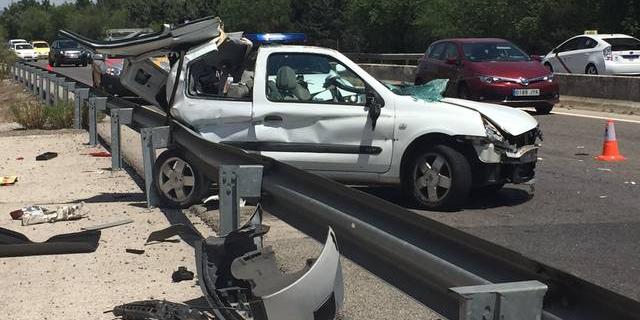 En estado crítico una anciana por un accidente de tráfico en la M-503 de Pozuelo