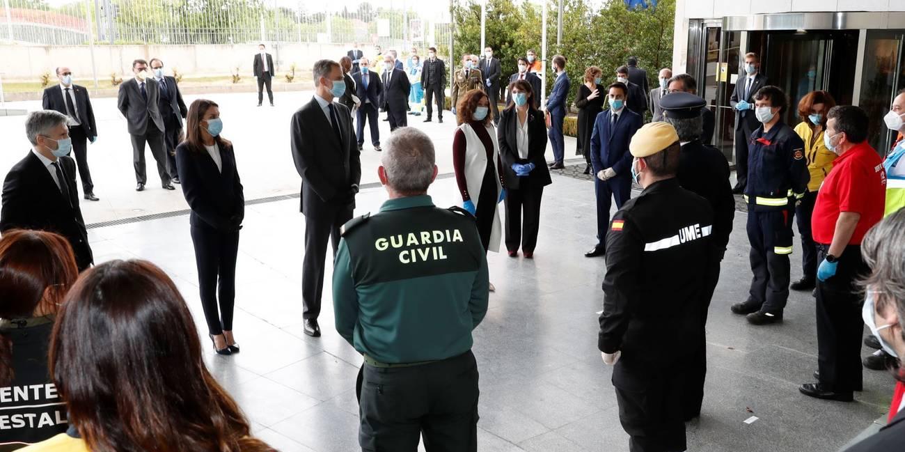Los Reyes visitan la sede de la Agencia de Seguridad y Emergencias de Madrid 112