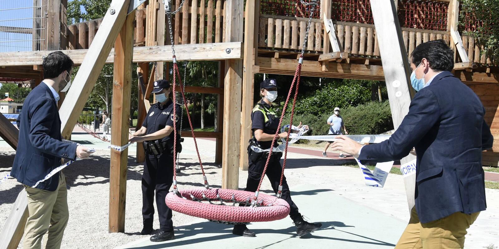 Los parques infantiles de Pozuelo abren de nuevo sus puertas