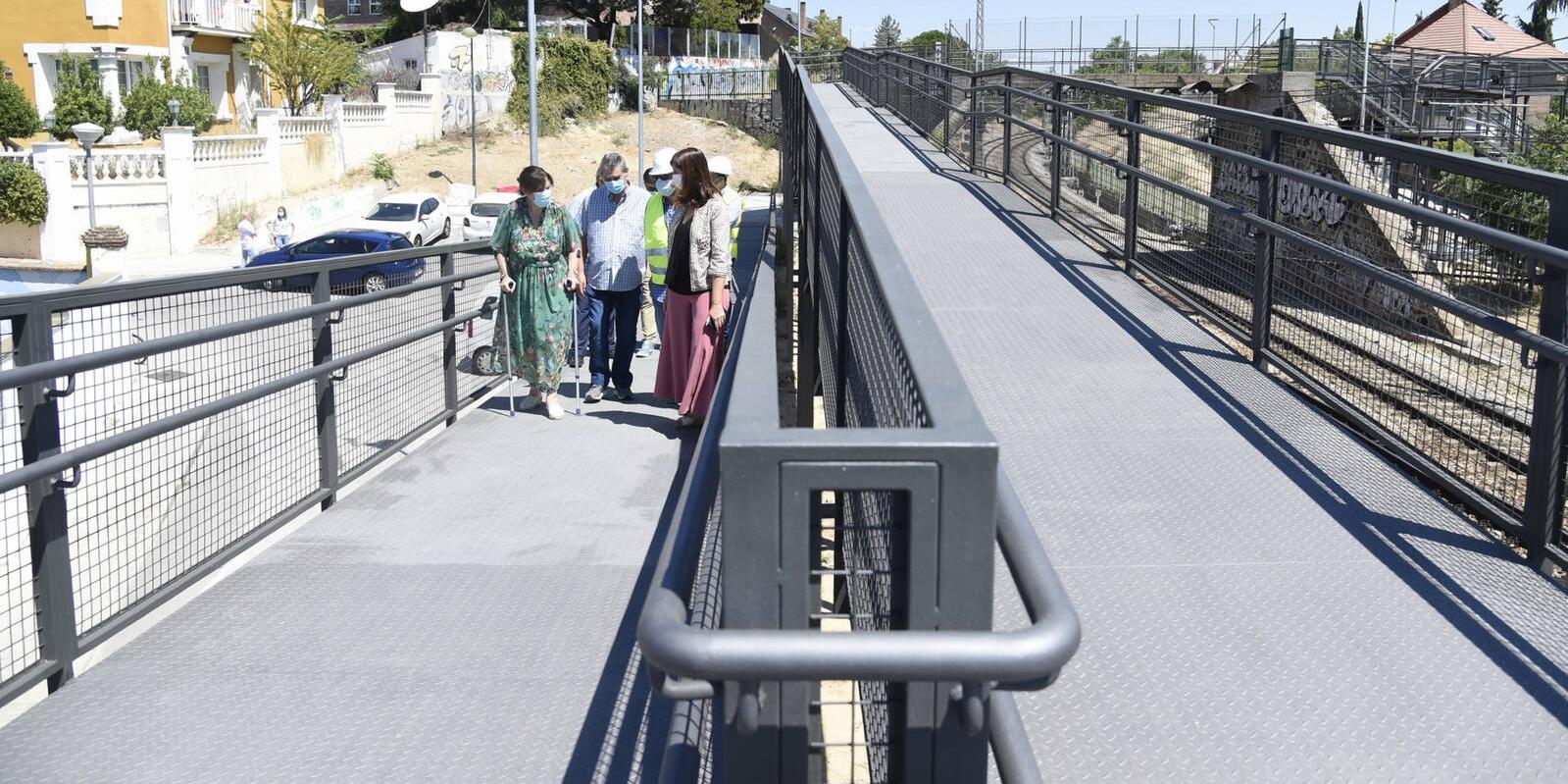 Finaliza la reparación de la pasarela del Paseo de la Concepción