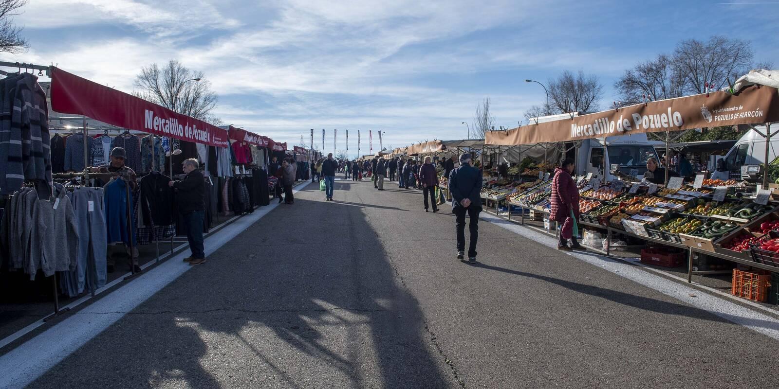 El mercadillo de Pozuelo no se celebrará durante los dos próximos sábados