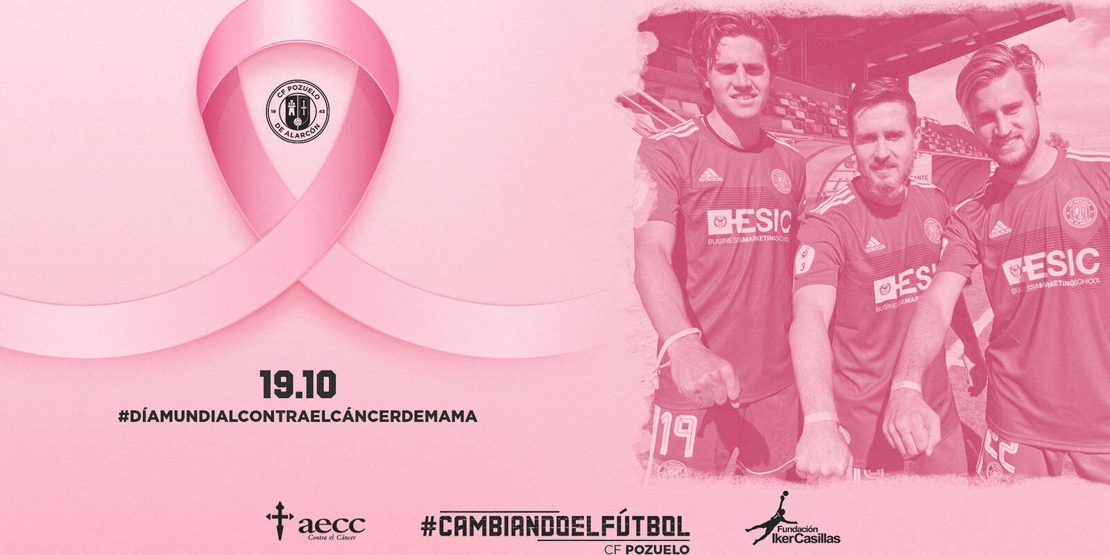 El C.F Pozuelo y la Fundación Iker Casillas lanzan un reto solidario con motivo del Día Mundial del Cáncer de mama 