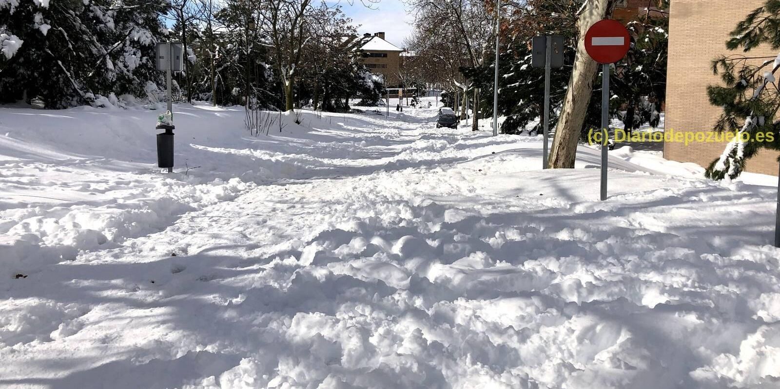 Cs Pozuelo pide que el Gobierno municipal rinda cuentas sobre la gestión del temporal de nieve