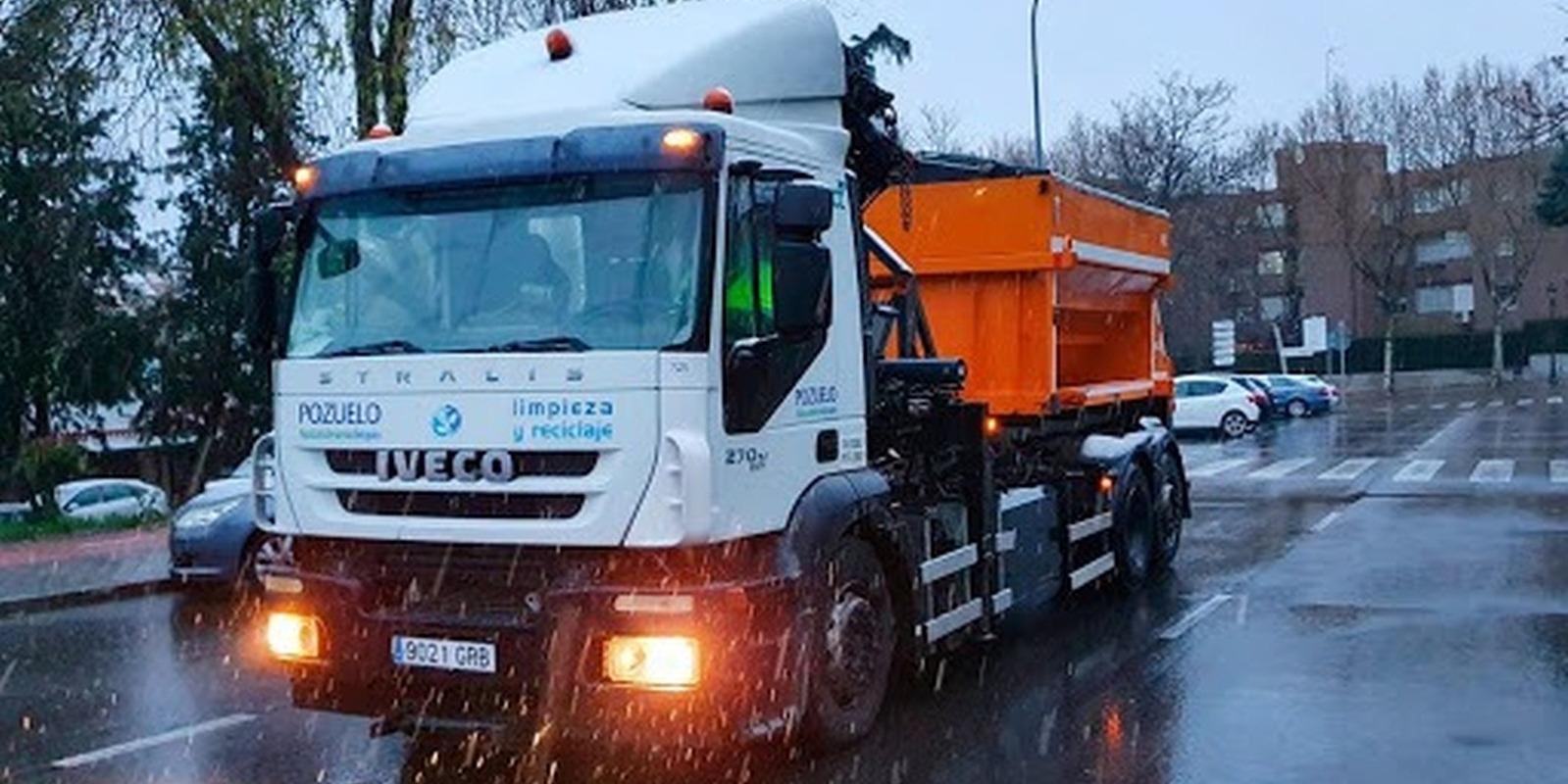 Pozuelo cierra los parques hasta que finalice el temporal de nieve